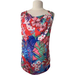 PIETRO Brunelli TOP FIALKA TO0031""Color: TROPICAL GAUGUIN"","" Maat: XS