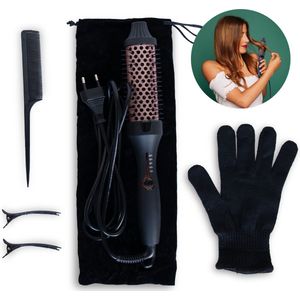 Thermal Brush Pro 38mm - Keramische Warmteborstel - Fohnborstel - Krulborstel - Stijlborstel - Incl. Accessoires