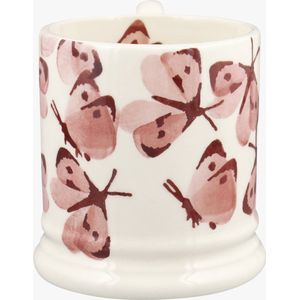 Emma Bridgewater Mug 1/2 Pint Insects Pink Cabbage White Butterfly