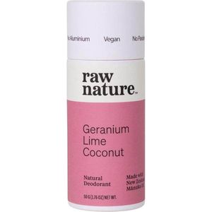 Raw Nature - Natural Deodorant - Geranium Lime
