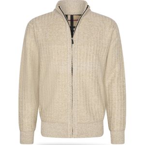 Cappuccino Italia - Heren Sweaters Bounded Jacket Beige - Beige - Maat M