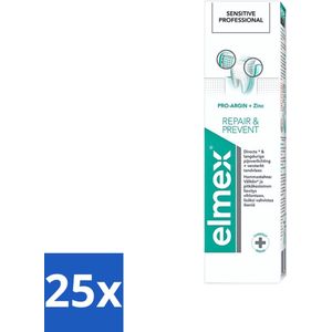 Elmex - Tandpasta - Sensitive Professional - Repair & Prevent - 75 ml - Bulkverpakking - 25 stuks