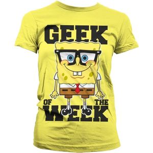 SpongeBob SquarePants Geek Of The Week Girly T-Shirt Damen Yellow-S