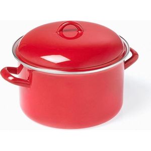 Voccelli - Stamppot / Soeppan - Rood Emaille - Ø24cm