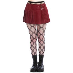 Banned - Flash Rok - S - Rood/Wit