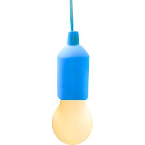 Fienosa Treklamp - Hanglamp - Camping lamp - LED - Blauw - Kerstcadeau - Hanglamp Batterij - Nachtlamp Kinderen - Campinglampen - Tentlamp - Kampeerlamp - NIET INBEGREPEN aaa batterijen- Warm wit licht -Tuinverlichting - Feestverlichting