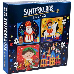 4 in 1 puzzel Sinterklaas