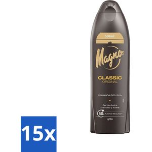 15 x La Toja - Gel Magno Classic - Luxe Geur & Verzorging - 550 ml - Douchegel - Douchegel Magno - Douchegel Unisex - Douchegel Luxe - Douchegel Voor Huid