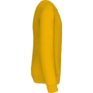 Sweatshirt Kind 10/12 Y (10/12 ans) Kariban Ronde hals Lange mouw Yellow 80% Katoen, 20% Polyester