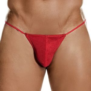 Sexy Heren G-String – Verleidelijke String Slip voor Mannen – One Size – Rood – Ultra Comfortabel Ondergoed met Bikini Design