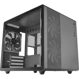 Compacte Micro ATX Case met Gehard Glas en Hoge Koelcapaciteit