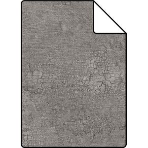 Proefstaal Origin Wallcoverings behang natuursteen met craquel� effect taupe - 26,5 x 21 cm - 347566-S