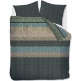 Beddinghouse - Enzo - Dekbedovertrek - Groen - 2-persoons - 200 x 200/220 cm