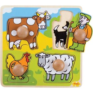 Bigjigs Baby - Mijn eerste Legpuzzel 'Boerderij'