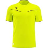 Macron - Ponnet Eco - Scheidsrechtersshirt - Fluogeel - Korte Mouw
