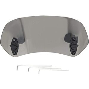 Voorruitverlenger - Verstelbare Clip op Voorruit Winddeflector Windschermaccessoires voor Motorfiets (Tawny)