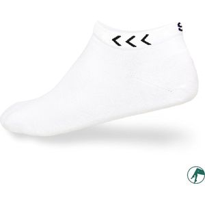 Enkel sneaker sokken naadloos die niet afzakken 4 paar 35-38 wit