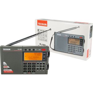 Tecsun PL-320 - Wereldontvanger met ETM - AM / FM / LW / SW - Oplaadbare batterij - USB-C