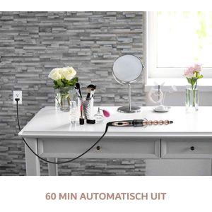 krultang 5 in 1 - Keramisch - Haarkruller - Incl. Hittebestendige Handschoen - Roségoud