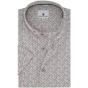 State of Art - Casual Overhemd - Grijs - 60% Lyocell 34% Polyamide 6% Elastaan