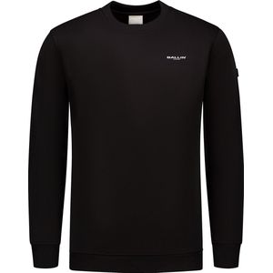 Ballin Amsterdam - Heren Regular fit Sweaters Crewneck LS - Black - Maat XS