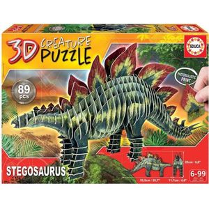 EDUCA - Puzzel - Stegosaurus 3D-wezenpuzzel