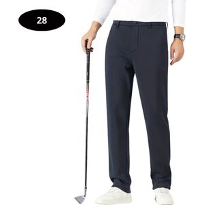 Bovista Golfbroek Heren - Golfkleding - Golfen - Golf Accessoires - Nette Pantalon - Marineblauw XXS - Maat 42