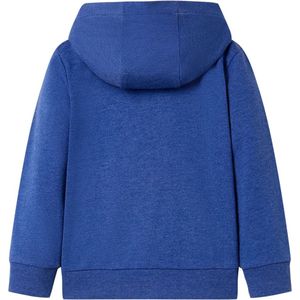 Kindervest met capuchon - Maat 92 - Donkerblauw
