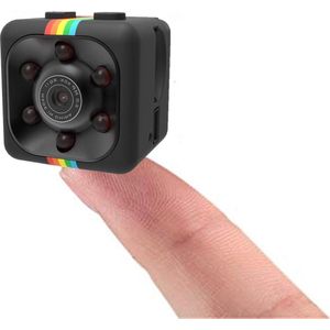 Mini SQ11 HD camera - nachtzicht - 1080p resolutie - zwart