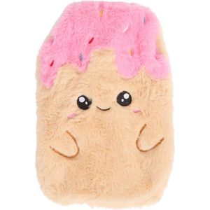 Betty's fun ijs warmwaterkruik - Ijs poppetje - Rubber Kruik - Zachte Warmwaterkruik - Polyester - Poppetje