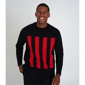 FC Kluif 'I Rossoneri' knitted trui - Maat S / Small - AC Milan inspired - Heren lifestyle pullover
