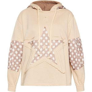 usha - Hoodie - Met Sterrenpatches en Bloemenprint