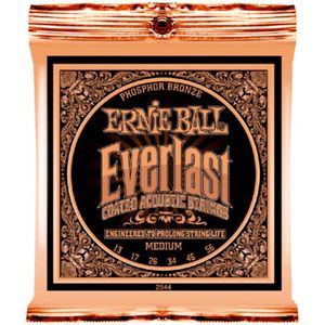 Ernie Ball 2544 Everlast Coated Phosphor Bronze Acoustic Medium