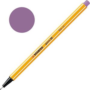 STABILO point 88 - Fineliner 0,4 mm - Vergrijsd Violet - per stuk