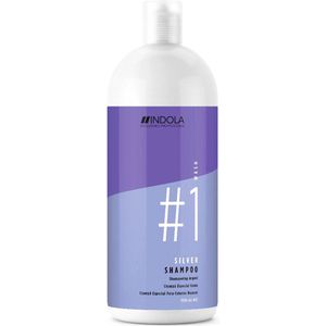 Indola Innova Color Silver Shampoo-1500 ml - Zilvershampoo vrouwen - Voor