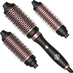 Equivera - Hitte Borstel - Keramische Warmteborstel - 3-in-1 Thermische Hitteborstel Set