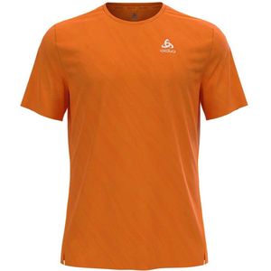 Odlo Zeroweight Enginee T-shirt Met Korte Mouwen Oranje L Man