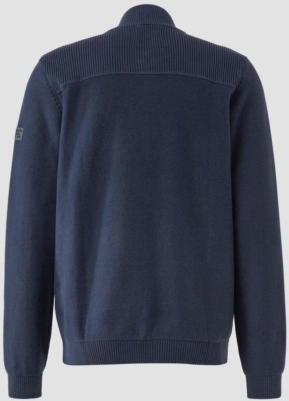 s.Oliver Gebreid vest  donkerblauw