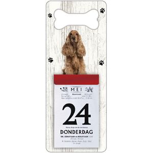 Scheurkalender 2024 Hond: Engelse Cocker