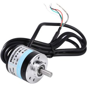 Optoelectronic Incremental Rotary Sensor 600P/R AB 2-Phase Shaft 6mm for Measuring Speed