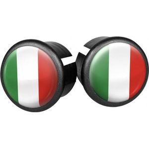Velox Stuurdoppen Italië 20 Mm Groen/wit/rood