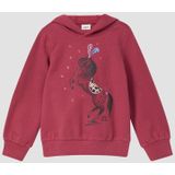 Sweatshirt - Glitterprint - Geborstelde Katoenmix - Comfortabele Pasvorm