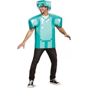 Vegaoo - Minecraft pantser kostuum voor volwassenen