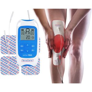 TensCare Perfect TENS met knie elektrodenpads - Klinisch Bewezen TENS-machine - Elektrotherapie - kniepijn