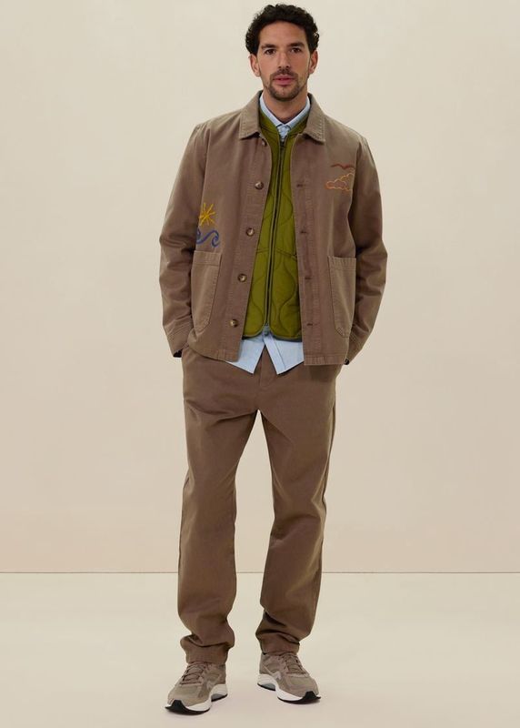 Sissy-Boy - Chino Broek - Bruin - Mid-rise - Met Elastische Taille