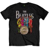 The Beatles - Sgt Pepper Heren T-shirt - M - Zwart