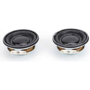 Allecto Plus - Woofer luidspreker voor mini-ontvanger - stereo audio-luidspreker - set van 2 stuks