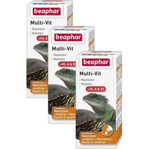 Beaphar Multi-Vit Reptielen - Supplement - 3 x 20 ml