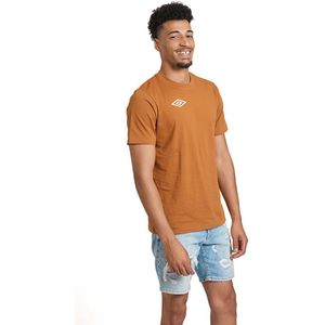 Umbro Wardrobe Elba T-shirt Met Korte Mouwen Bruin L Man