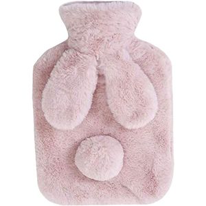 Unyqoos® Zachte en Veilige Warmwaterkruik met Pluche Hoes voor Comfort en Warmte